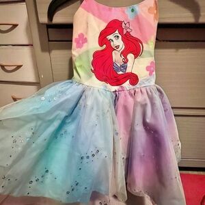 Ariel Kids tie back Dress - Multicolor